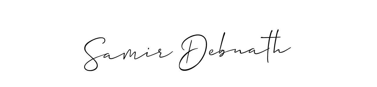 Check out images of Autograph of Samir Debnath name. Actor Samir Debnath Signature Style. Allison_Script is a professional sign style online. Samir Debnath signature style 2 images and pictures png