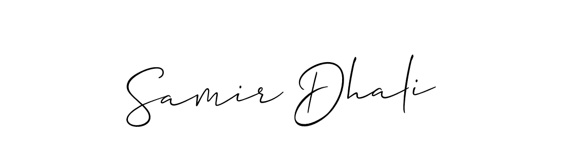 Once you've used our free online signature maker to create your best signature Allison_Script style, it's time to enjoy all of the benefits that Samir Dhali name signing documents. Samir Dhali signature style 2 images and pictures png