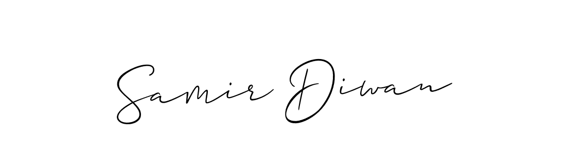 It looks lik you need a new signature style for name Samir Diwan. Design unique handwritten (Allison_Script) signature with our free signature maker in just a few clicks. Samir Diwan signature style 2 images and pictures png