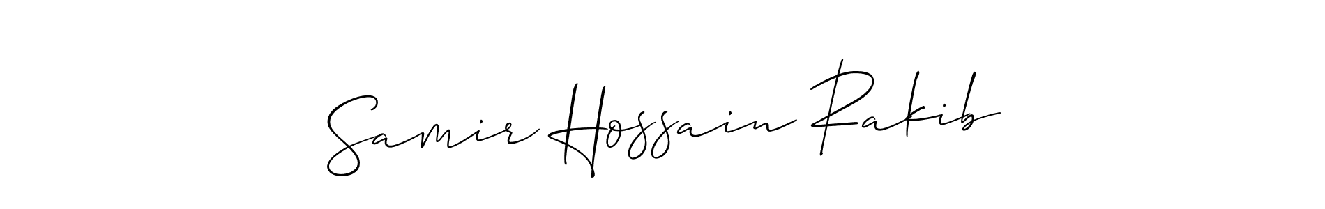 Best and Professional Signature Style for Samir Hossain Rakib. Allison_Script Best Signature Style Collection. Samir Hossain Rakib signature style 2 images and pictures png