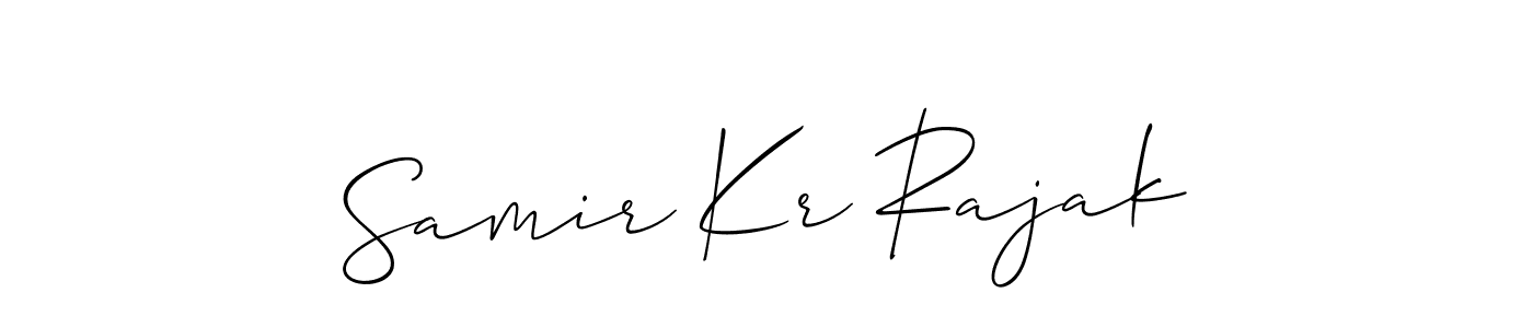 Similarly Allison_Script is the best handwritten signature design. Signature creator online .You can use it as an online autograph creator for name Samir Kr Rajak. Samir Kr Rajak signature style 2 images and pictures png
