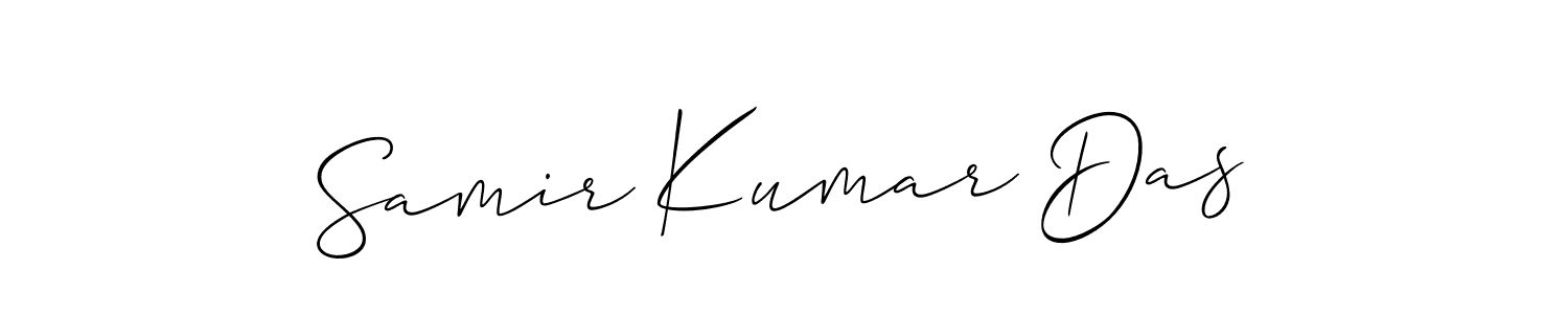 Also we have Samir Kumar Das name is the best signature style. Create professional handwritten signature collection using Allison_Script autograph style. Samir Kumar Das signature style 2 images and pictures png
