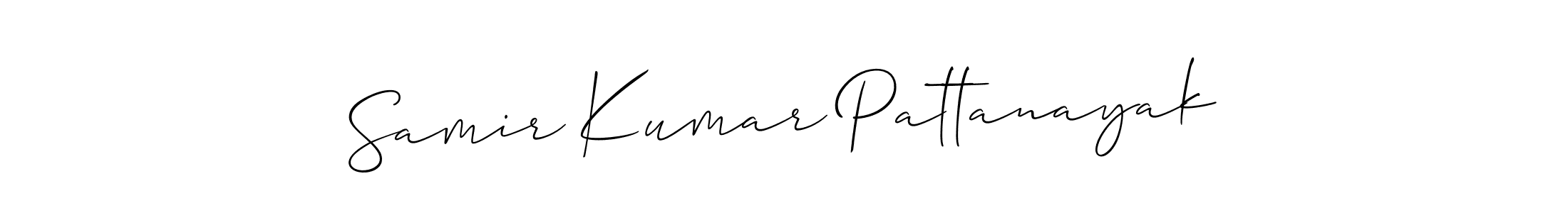 How to Draw Samir Kumar Pattanayak signature style? Allison_Script is a latest design signature styles for name Samir Kumar Pattanayak. Samir Kumar Pattanayak signature style 2 images and pictures png