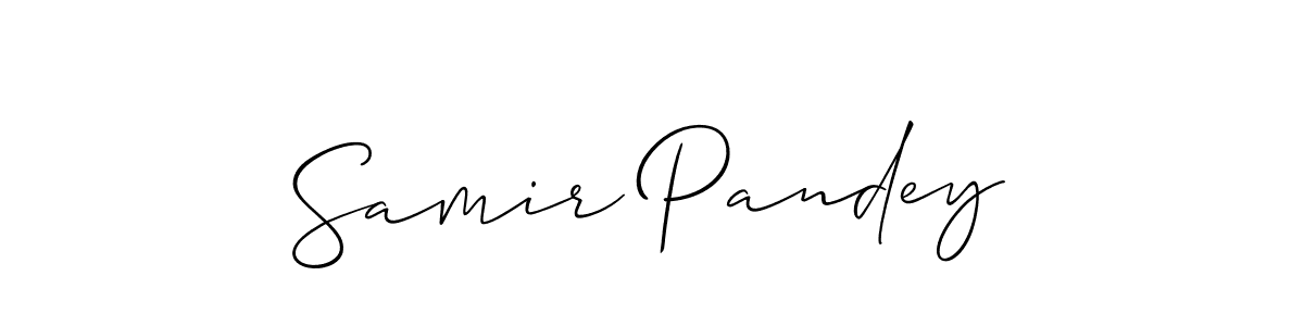 Once you've used our free online signature maker to create your best signature Allison_Script style, it's time to enjoy all of the benefits that Samir Pandey name signing documents. Samir Pandey signature style 2 images and pictures png