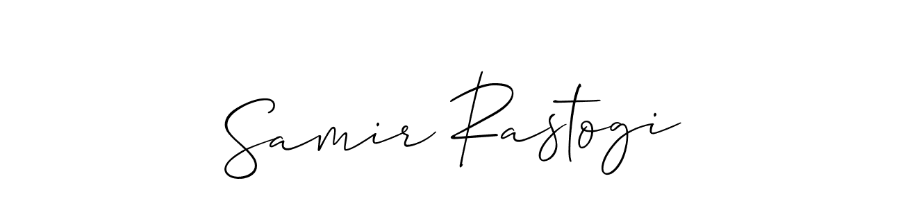 Make a beautiful signature design for name Samir Rastogi. Use this online signature maker to create a handwritten signature for free. Samir Rastogi signature style 2 images and pictures png