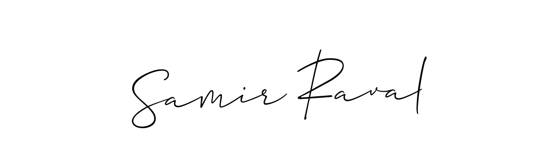 See photos of Samir Raval official signature by Spectra . Check more albums & portfolios. Read reviews & check more about Allison_Script font. Samir Raval signature style 2 images and pictures png