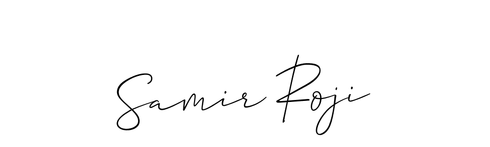 See photos of Samir Roji official signature by Spectra . Check more albums & portfolios. Read reviews & check more about Allison_Script font. Samir Roji signature style 2 images and pictures png