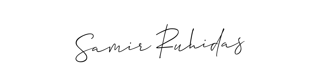 Here are the top 10 professional signature styles for the name Samir Ruhidas. These are the best autograph styles you can use for your name. Samir Ruhidas signature style 2 images and pictures png