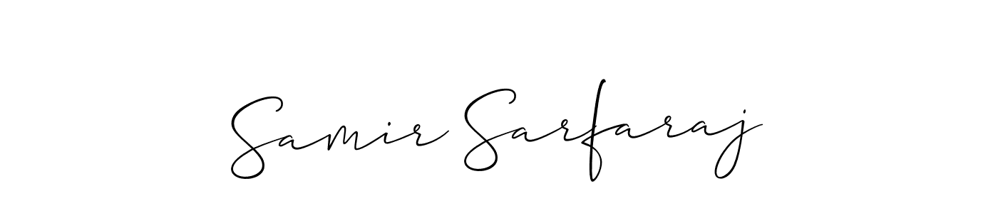 Here are the top 10 professional signature styles for the name Samir Sarfaraj. These are the best autograph styles you can use for your name. Samir Sarfaraj signature style 2 images and pictures png