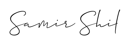 Practice writing Samir Shil with the flow of Allison_Script lettering. A fantastic source of inspiration for developing your personal signature style. Samir Shil signature style 2 images and pictures png