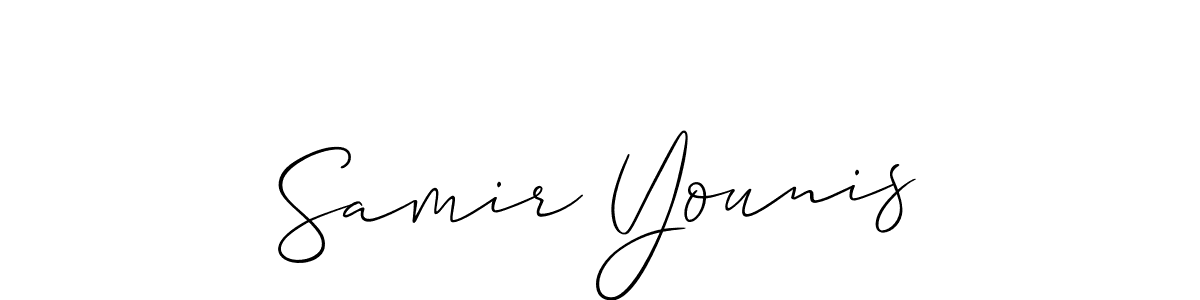 Once you've used our free online signature maker to create your best signature Allison_Script style, it's time to enjoy all of the benefits that Samir Younis name signing documents. Samir Younis signature style 2 images and pictures png