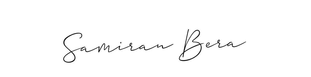 Here are the top 10 professional signature styles for the name Samiran Bera. These are the best autograph styles you can use for your name. Samiran Bera signature style 2 images and pictures png