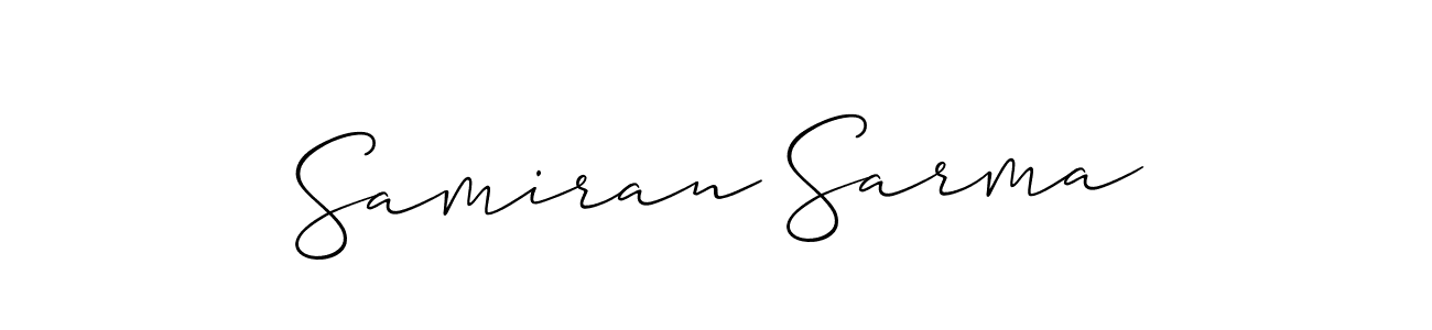Here are the top 10 professional signature styles for the name Samiran Sarma. These are the best autograph styles you can use for your name. Samiran Sarma signature style 2 images and pictures png