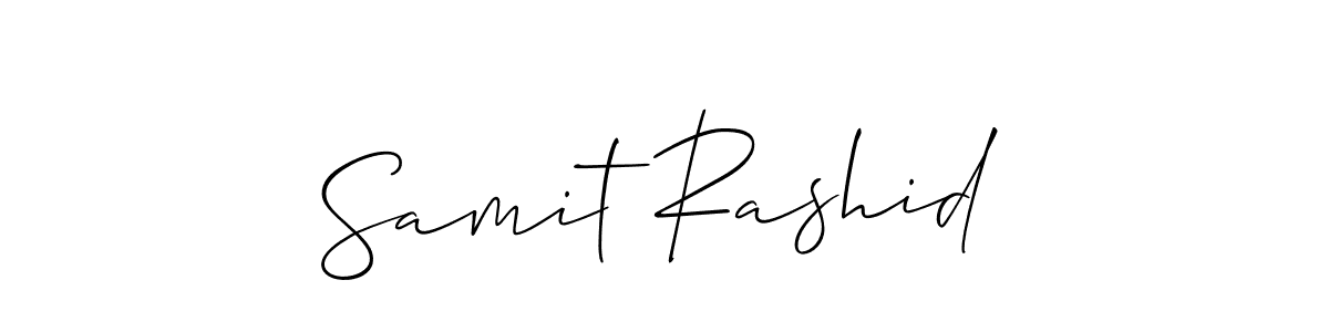 This is the best signature style for the Samit Rashid name. Also you like these signature font (Allison_Script). Mix name signature. Samit Rashid signature style 2 images and pictures png