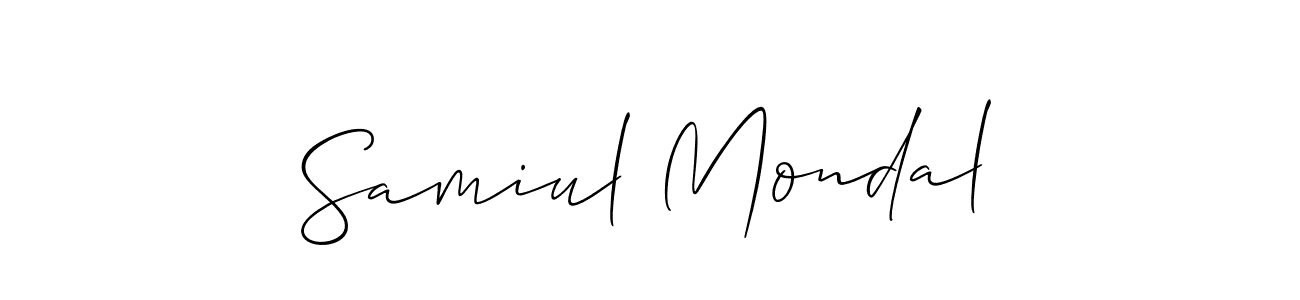 Here are the top 10 professional signature styles for the name Samiul Mondal. These are the best autograph styles you can use for your name. Samiul Mondal signature style 2 images and pictures png