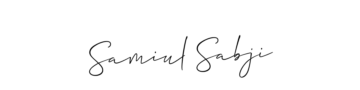This is the best signature style for the Samiul Sabji name. Also you like these signature font (Allison_Script). Mix name signature. Samiul Sabji signature style 2 images and pictures png