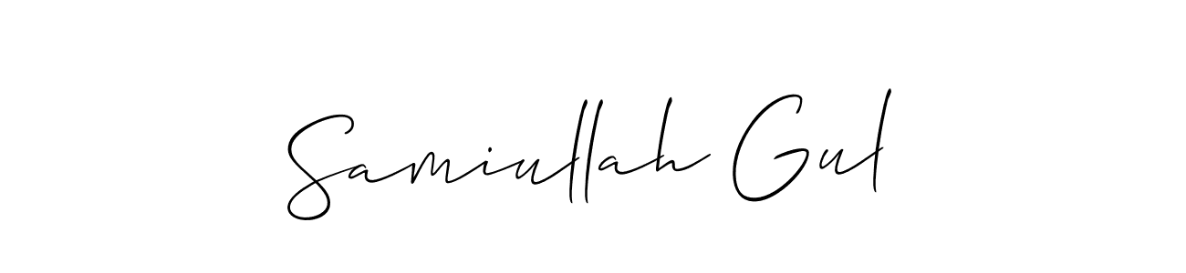 Check out images of Autograph of Samiullah Gul name. Actor Samiullah Gul Signature Style. Allison_Script is a professional sign style online. Samiullah Gul signature style 2 images and pictures png