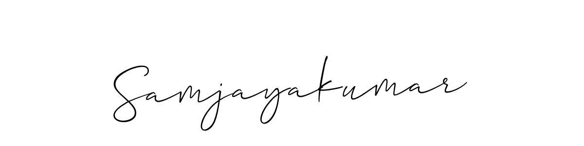 Best and Professional Signature Style for Samjayakumar. Allison_Script Best Signature Style Collection. Samjayakumar signature style 2 images and pictures png