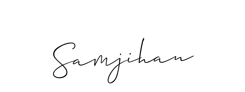 You can use this online signature creator to create a handwritten signature for the name Samjihan. This is the best online autograph maker. Samjihan signature style 2 images and pictures png