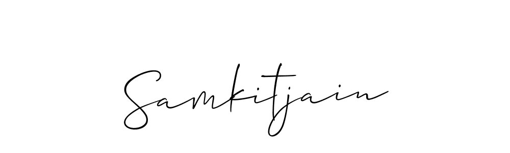 Here are the top 10 professional signature styles for the name Samkitjain. These are the best autograph styles you can use for your name. Samkitjain signature style 2 images and pictures png