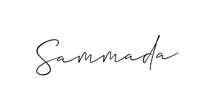 Best and Professional Signature Style for Sammada. Allison_Script Best Signature Style Collection. Sammada signature style 2 images and pictures png