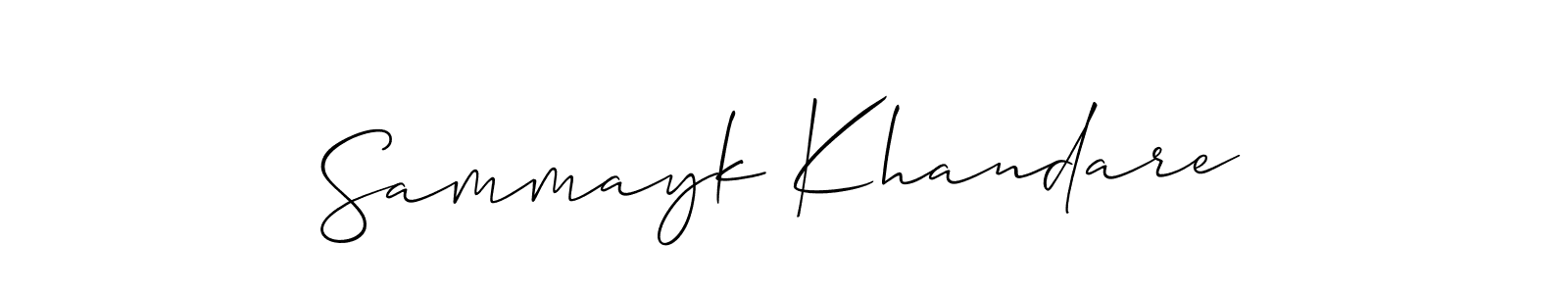 Once you've used our free online signature maker to create your best signature Allison_Script style, it's time to enjoy all of the benefits that Sammayk Khandare name signing documents. Sammayk Khandare signature style 2 images and pictures png