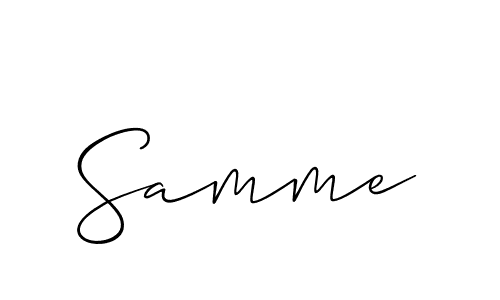 Check out images of Autograph of Samme name. Actor Samme Signature Style. Allison_Script is a professional sign style online. Samme signature style 2 images and pictures png