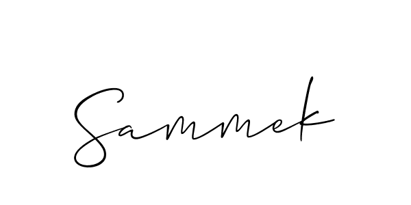Make a beautiful signature design for name Sammek. Use this online signature maker to create a handwritten signature for free. Sammek signature style 2 images and pictures png