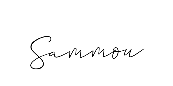 You should practise on your own different ways (Allison_Script) to write your name (Sammou) in signature. don't let someone else do it for you. Sammou signature style 2 images and pictures png