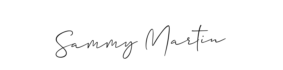 Sammy Martin stylish signature style. Best Handwritten Sign (Allison_Script) for my name. Handwritten Signature Collection Ideas for my name Sammy Martin. Sammy Martin signature style 2 images and pictures png