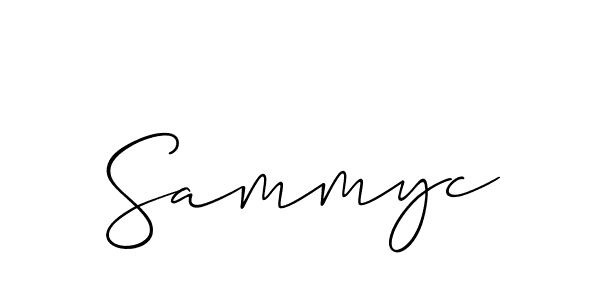 Also we have Sammyc name is the best signature style. Create professional handwritten signature collection using Allison_Script autograph style. Sammyc signature style 2 images and pictures png