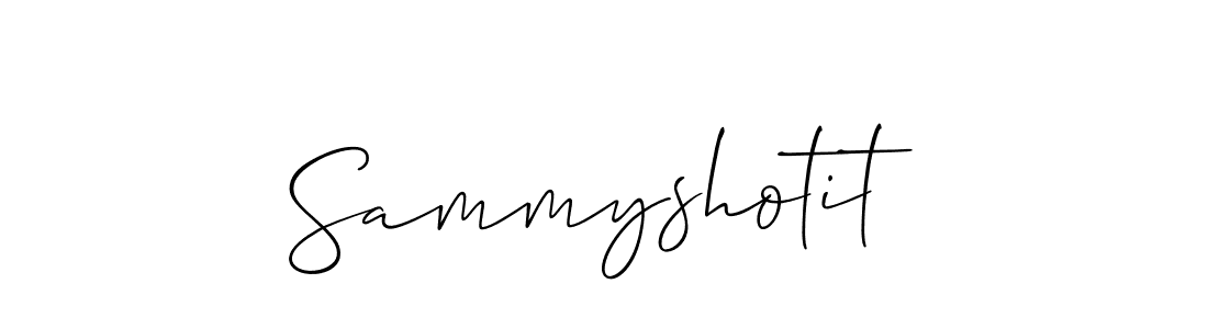 How to Draw Sammyshotit signature style? Allison_Script is a latest design signature styles for name Sammyshotit. Sammyshotit signature style 2 images and pictures png