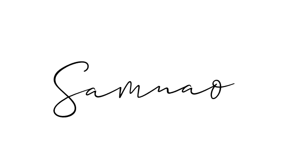 Once you've used our free online signature maker to create your best signature Allison_Script style, it's time to enjoy all of the benefits that Samnao name signing documents. Samnao signature style 2 images and pictures png