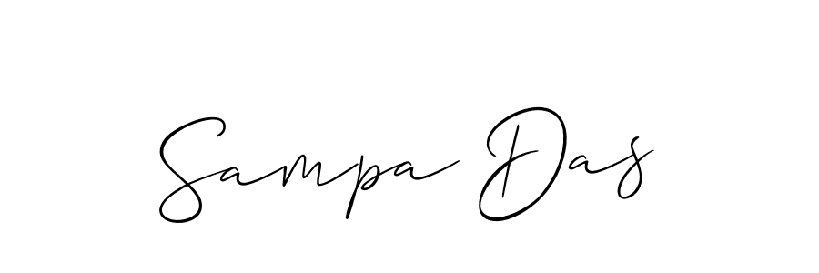 Allison_Script is a professional signature style that is perfect for those who want to add a touch of class to their signature. It is also a great choice for those who want to make their signature more unique. Get Sampa Das name to fancy signature for free. Sampa Das signature style 2 images and pictures png
