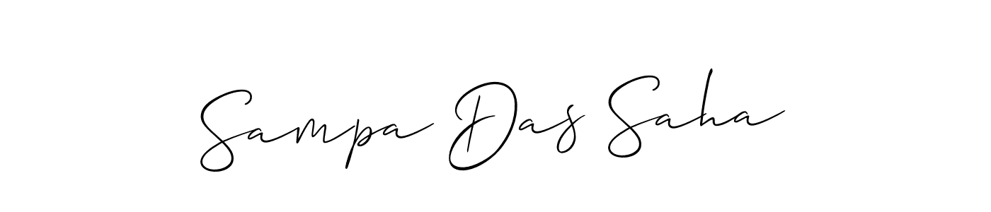 Make a beautiful signature design for name Sampa Das Saha. Use this online signature maker to create a handwritten signature for free. Sampa Das Saha signature style 2 images and pictures png