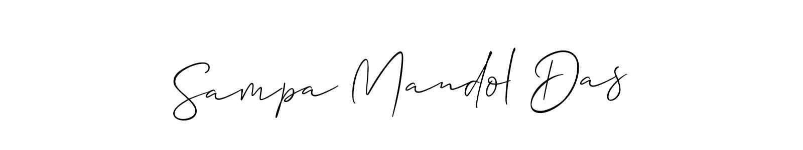 Check out images of Autograph of Sampa Mandol Das name. Actor Sampa Mandol Das Signature Style. Allison_Script is a professional sign style online. Sampa Mandol Das signature style 2 images and pictures png