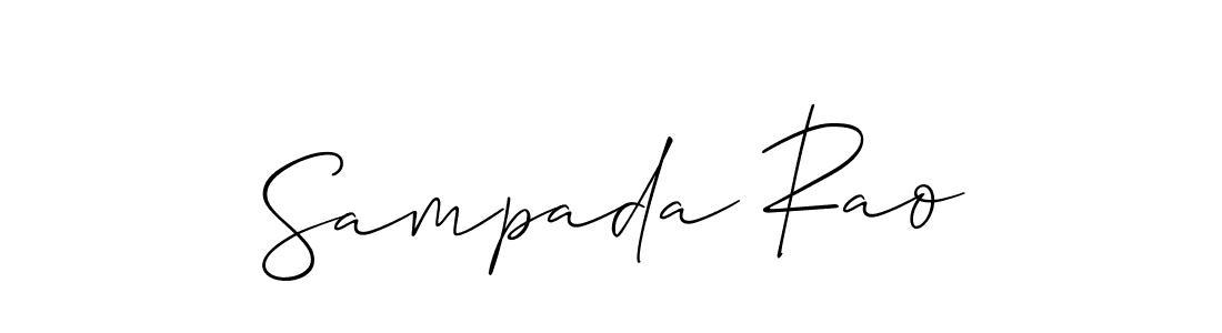 Make a beautiful signature design for name Sampada Rao. Use this online signature maker to create a handwritten signature for free. Sampada Rao signature style 2 images and pictures png