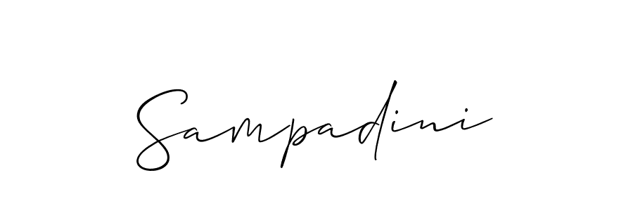 Make a beautiful signature design for name Sampadini. Use this online signature maker to create a handwritten signature for free. Sampadini signature style 2 images and pictures png