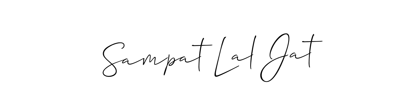 Best and Professional Signature Style for Sampat Lal Jat. Allison_Script Best Signature Style Collection. Sampat Lal Jat signature style 2 images and pictures png