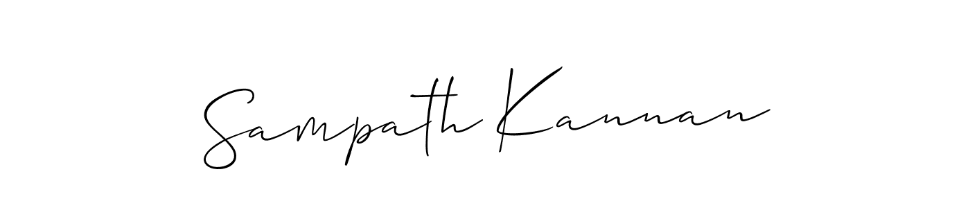 Make a beautiful signature design for name Sampath Kannan. Use this online signature maker to create a handwritten signature for free. Sampath Kannan signature style 2 images and pictures png
