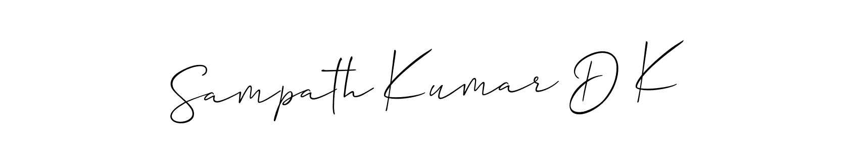 Check out images of Autograph of Sampath Kumar D K name. Actor Sampath Kumar D K Signature Style. Allison_Script is a professional sign style online. Sampath Kumar D K signature style 2 images and pictures png