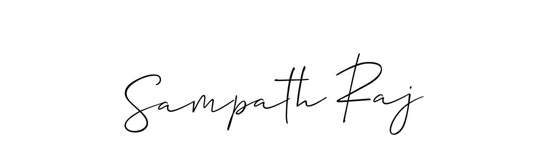 Once you've used our free online signature maker to create your best signature Allison_Script style, it's time to enjoy all of the benefits that Sampath Raj name signing documents. Sampath Raj signature style 2 images and pictures png