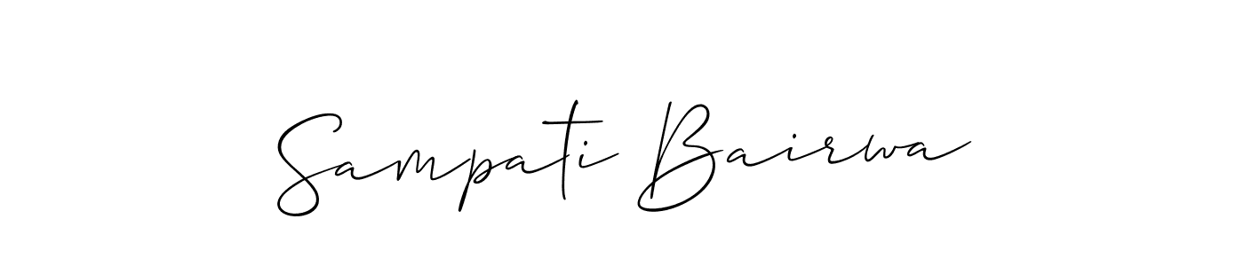Best and Professional Signature Style for Sampati Bairwa. Allison_Script Best Signature Style Collection. Sampati Bairwa signature style 2 images and pictures png