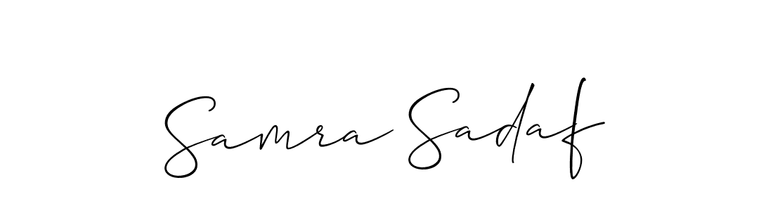 You can use this online signature creator to create a handwritten signature for the name Samra Sadaf. This is the best online autograph maker. Samra Sadaf signature style 2 images and pictures png