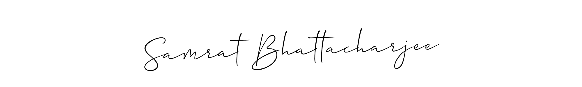 if you are searching for the best signature style for your name Samrat Bhattacharjee. so please give up your signature search. here we have designed multiple signature styles  using Allison_Script. Samrat Bhattacharjee signature style 2 images and pictures png