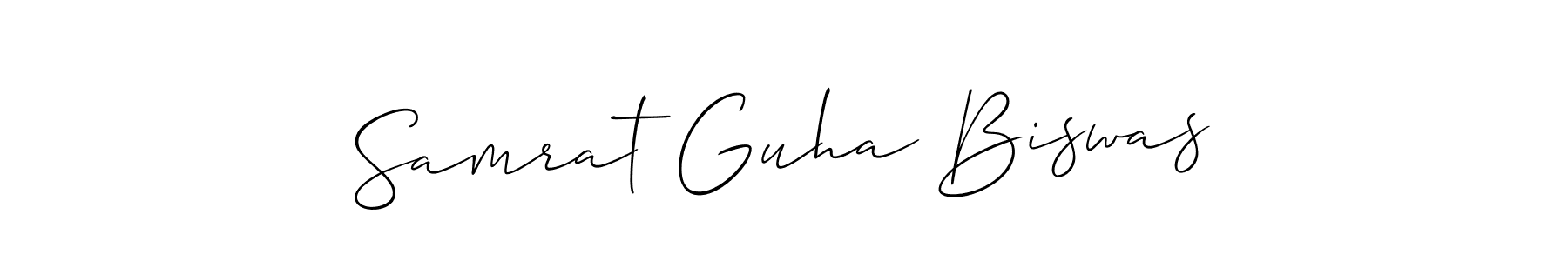 Once you've used our free online signature maker to create your best signature Allison_Script style, it's time to enjoy all of the benefits that Samrat Guha Biswas name signing documents. Samrat Guha Biswas signature style 2 images and pictures png