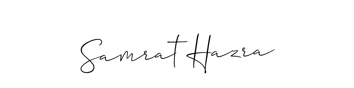 How to make Samrat Hazra signature? Allison_Script is a professional autograph style. Create handwritten signature for Samrat Hazra name. Samrat Hazra signature style 2 images and pictures png