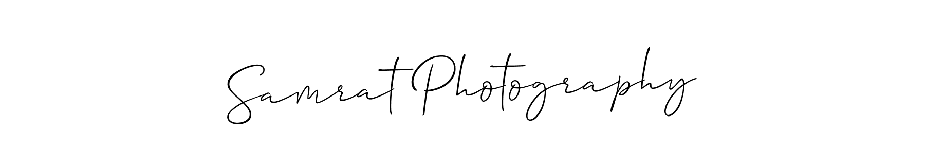 Make a beautiful signature design for name Samrat Photography. Use this online signature maker to create a handwritten signature for free. Samrat Photography signature style 2 images and pictures png