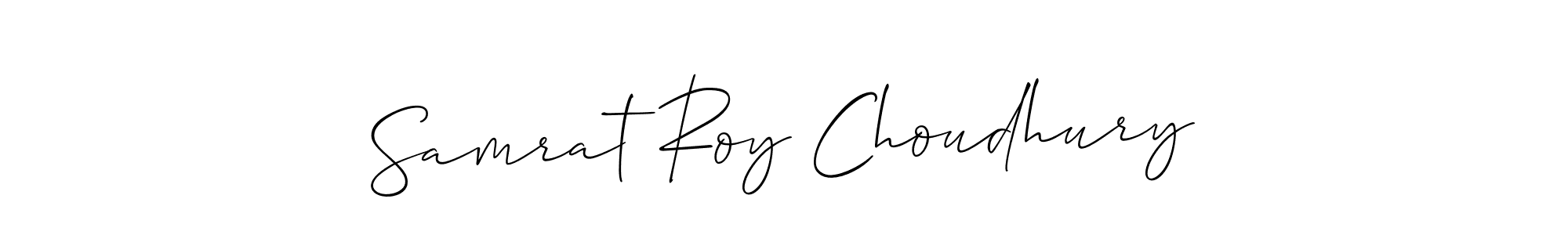 Make a beautiful signature design for name Samrat Roy Choudhury. Use this online signature maker to create a handwritten signature for free. Samrat Roy Choudhury signature style 2 images and pictures png
