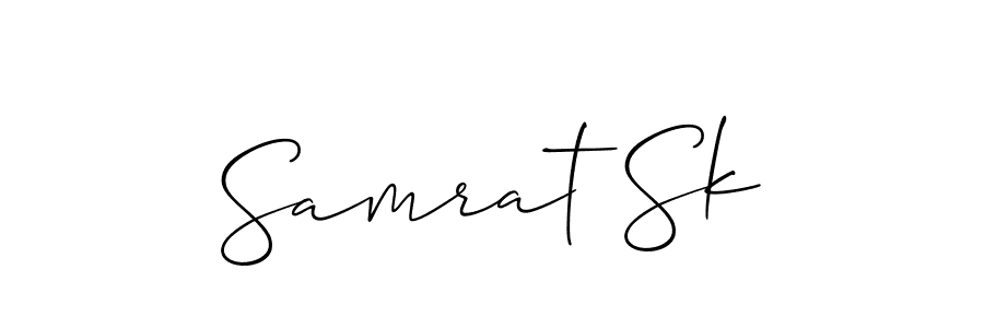 Make a beautiful signature design for name Samrat Sk. Use this online signature maker to create a handwritten signature for free. Samrat Sk signature style 2 images and pictures png